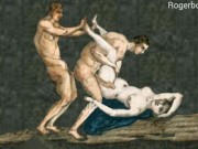 Threesome Roman Gladiator Cartoon Animation