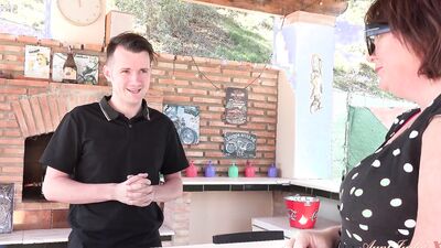 Aunt Judy's XXX - Horny MILF on Holiday JoJo Robinson Seduces the Waiter