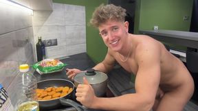 Rice Chicken Nuggets Naked Cooking With Gay Boy
