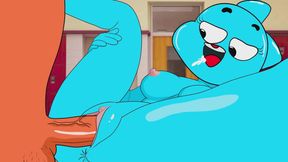 Nicole Watterson Fucks with Darwim - the Amazing World of Gumball Porn Parody Part 3