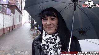 German street skank pick up and persuaded to have sex