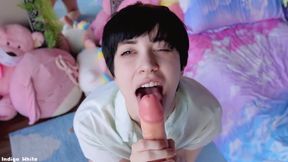 Indigo White In Femboy Cocktease