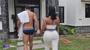 My girlfriend makes my stepsister ride my cock for a hardcore threesome - Max Betancur, Mariana Martix &amp; Alejandra Palacios