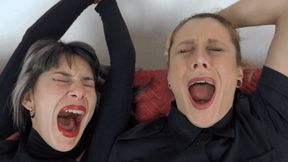 Exhausted after the shooting ( MOUTH FETISH ) ( WMV - MOBILE VERSION )