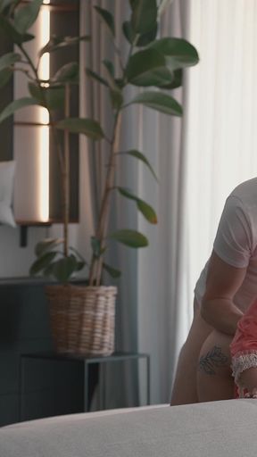 Stepmom Seduces Stepson While Husband’s Away-will Her Naughty Phone Call End in a Taboo Fuck?!