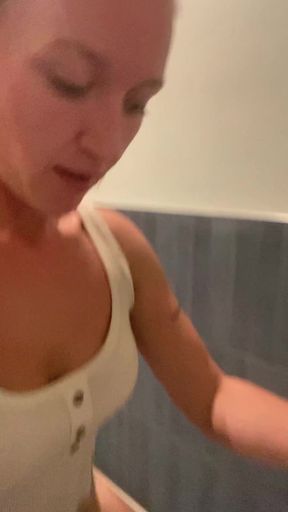 Men love public urinal peeing scenes with women