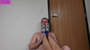 TSM - I worship Dylan'_s feet wearing fuzzy socks