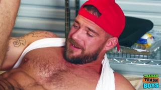 TRAILERTRASHBOYS Hairy Gays Tryp Bates And Cole Connor Raw Taboo Sex