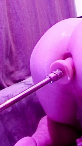 Taking past the base of my dildo - hismith machine   Clip 2
