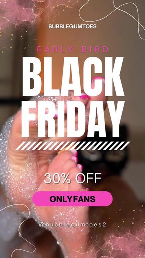 30% OFF I EARLY BIRD I BLACK FRIDAY 🖤