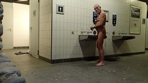 exhib dans des toilettes de l'_autoroute (tain)