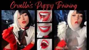 Cruella’s Puppy Training