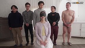 Guess Who Is The Husband With A Blindfolded Deep Kiss! If You Get It Wrong, Youll Be Immediately Fucked With A Big Dick!