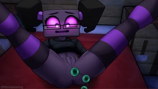 Endergirl is KINKY with her Sex Toys - HornyCraft Endergirl Route #1