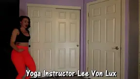 Lee VonLux yoga instructor pees yoga pants