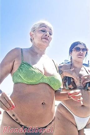 Talking Nonsense and Exfoliating on the Beach with Friend Dai Belan