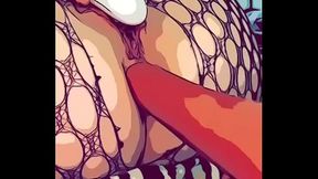 First time with the Slink MDL and she took almost 20.5 inches! (Comic Book Style)