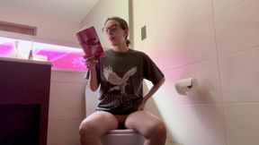 Toilet time in the hotel