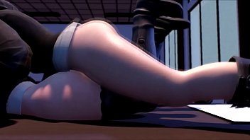 Futanari student fucks girl in front of teacher For money
