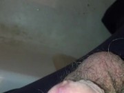 Small Limp White Penis Pisses in Shower - Pee in the Shower