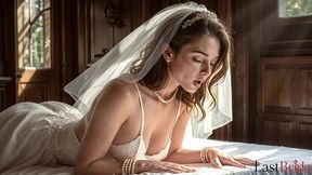 a wedding dress, infidelity, and hot cum on her face.[ai]