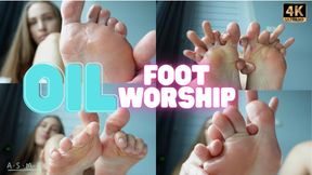 💦Oil FOOT WORSHIP