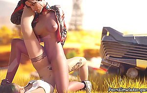 Cyberpunk MILF fucking compilation