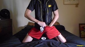 Autographed cum-drenched socks