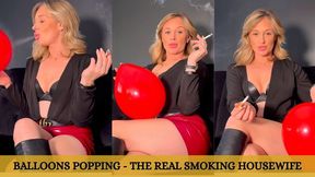 Smoking 100s and Popping Balloons | The Real Smoking Housewife