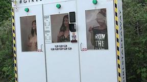 Czech chick Naomi Bennet in 'GirlsTakeAway'