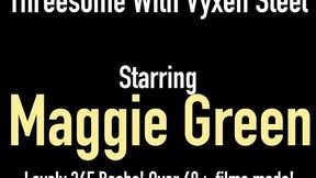 Tattoo xxx with gentle Maggie Green and Vyxen Steel from Maggie Green