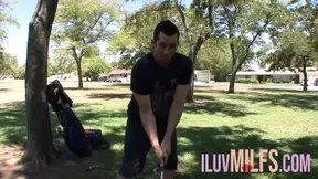 Brunette with a petite body gets a cumshot after smashing