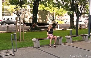 Freya, sheer fun with freya in public