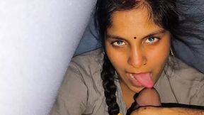 Naughty&#x1F608; Indian Cutie Devours Cock&#x1F32D;