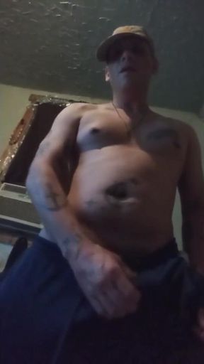 Blucifer jerk off