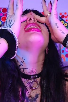 Nose Fetish Deedeelove Gothic Beauty Girl