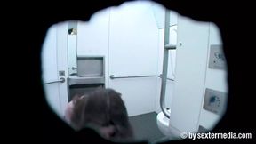 Anna Fucks Herself with Big Dildo on the Toilet