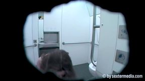 Anna Fucks Herself with Big Dildo on the Toilet
