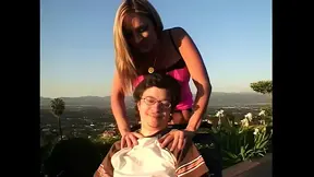 scened MILF gives deep doggie style fuck