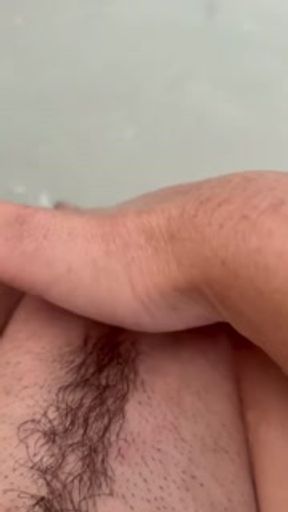 Fingering myself in the bath amazing orgasm and noises