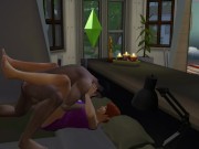 digging out big booty redhead sims 4