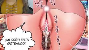 Step Aunt Seduction – Busty Anime Tia Reads Erotic Comic for Your Pleasure