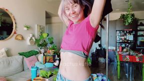 Showing You My Sweaty Shirt After My Walk