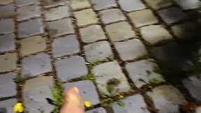 Latex hotpants and pantyhose peeing