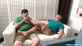 ”Chubby Nemo Helps His Master Matt Relax With Foot Worship”
