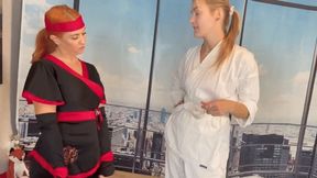 Ninja SUNNIE SOLIEL victorious TICKLES Karate Master - VIKA RUSLANOVA HIDEF MOV