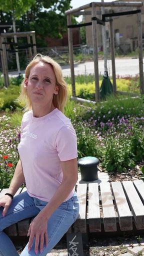 German Scout - Skinny Mature Melisa Rose Pick up for No Condom Casting Fuck