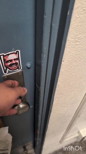 Latino bear jerking off at the office