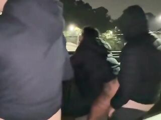 Screwing on the bridge with strangers with large weenies and my spouse filming RED1