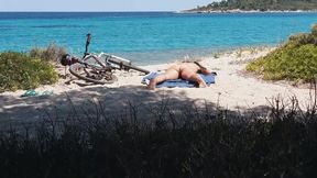 NAKED Sun Tanning Girl  Video - SOLO Female